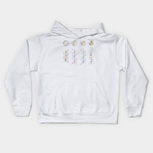 A-,B-,C- and Z-DNA Kids Hoodie